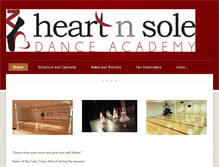 Tablet Screenshot of hsdanceyork.com